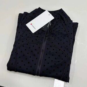 Lululemon Define Jacket Full Zip Women’s Size 6 Black Polka Dot